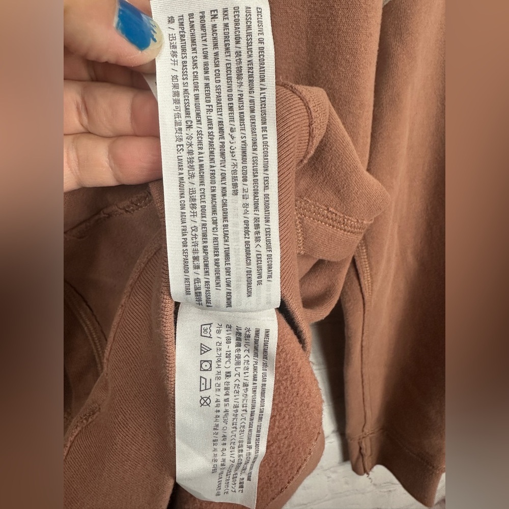 Abercrombie & Fitch Hoodie Womens‎ M Soft A&F Fleece Knit Colorblock Sweatshirt - Picture 5 of 6